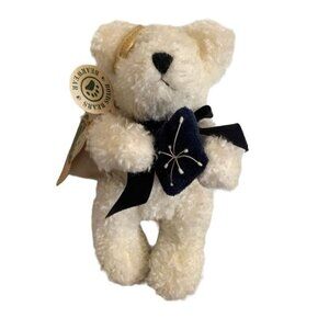 Boyds Galaxy Bear 7" Anniversary Edition Furry White Plush Wings &Tag
